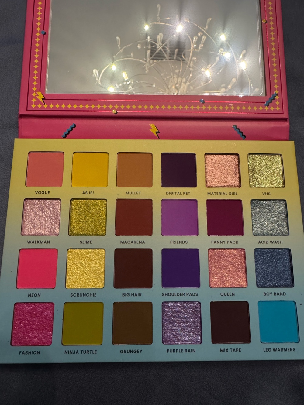 Ace Beauté Paletteopoly Bright Pink Pop-Art Eyeshadow Palette